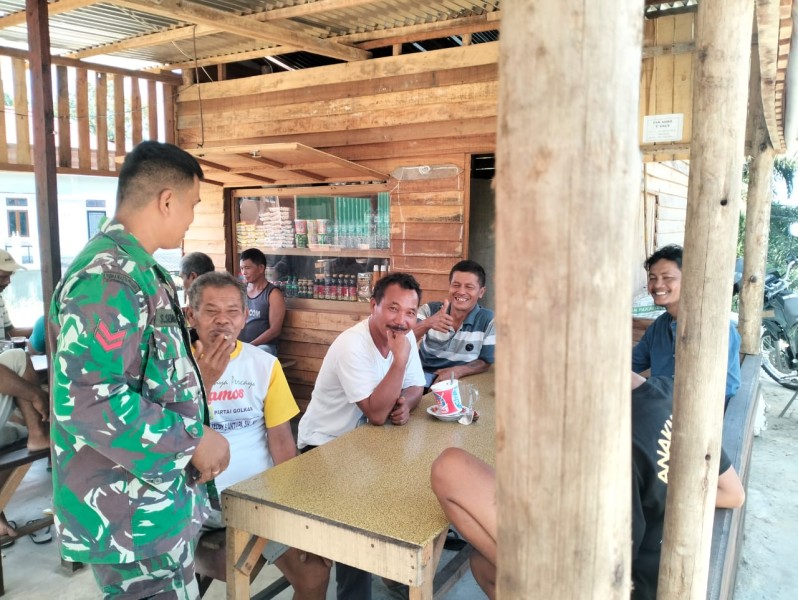 Babinsa Koramil 03/Minas Sosialisasikan Pentingnya Menjaga Kesehatan kepada Warga Minas Jaya