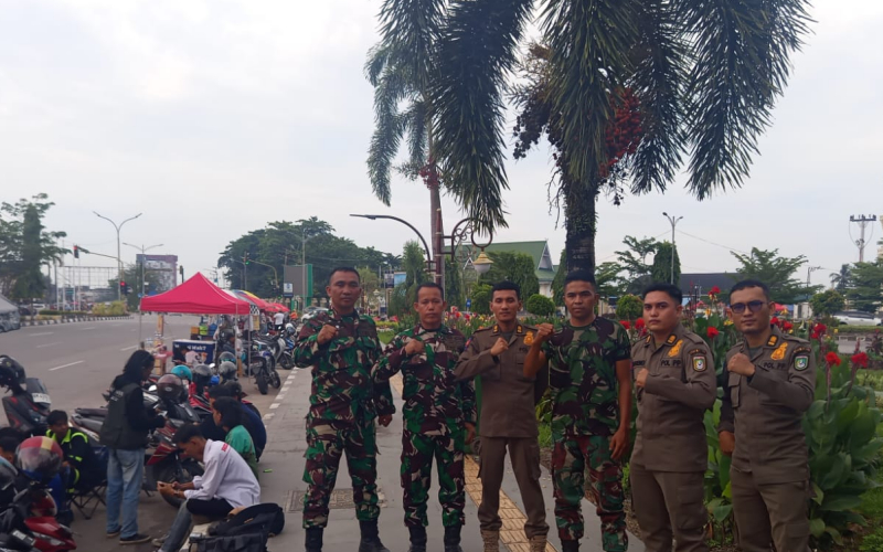 TNI Kodim 0320 Dumai Kawal Keamanan Wilayah Lewat Patroli Terpadu