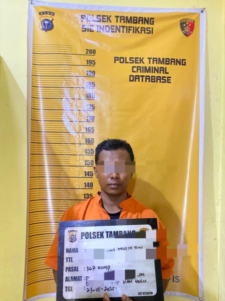 Polsek Tambang Tangkap Pelaku Pencuri Sepedah Motor Milik Orang Tuanya