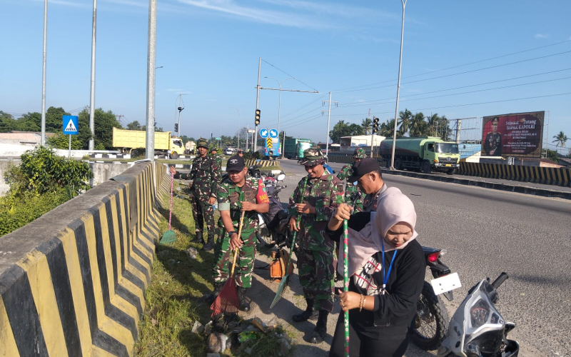 Gotong Royong Massal di Exit Tol Soekarno Hatta, Wujud Nyata Kepedulian Lingkungan