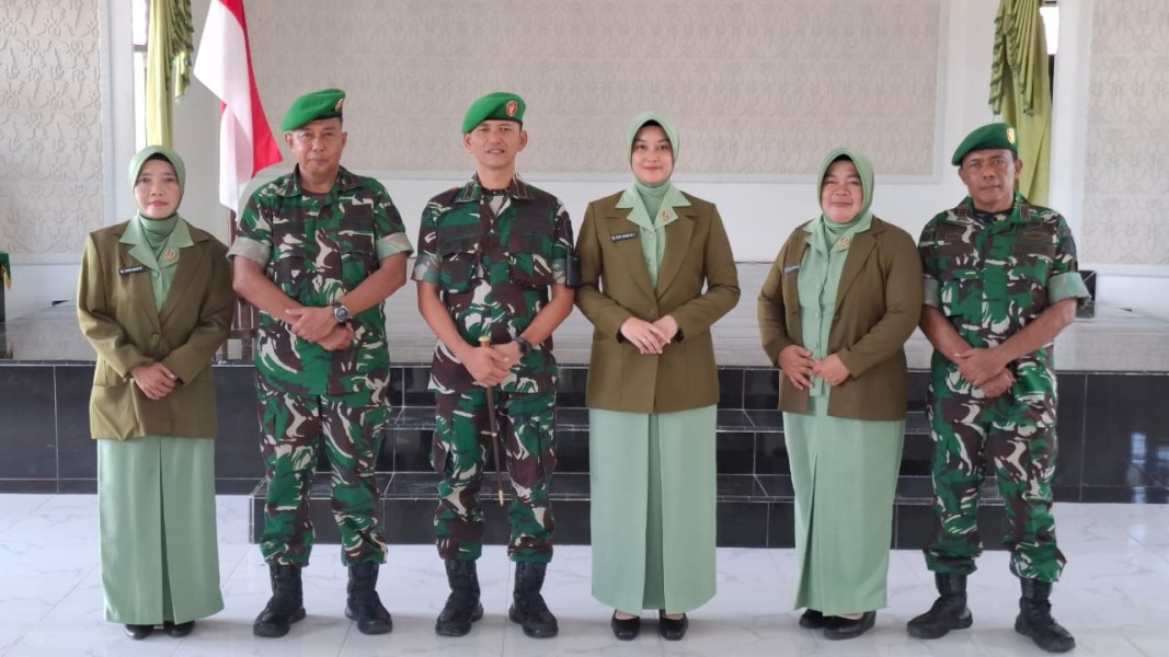 Kodim 0314/Inhil Gelar Korps Raport, 2 Perwira Kodim 0314/Inhil Pindah Tugas