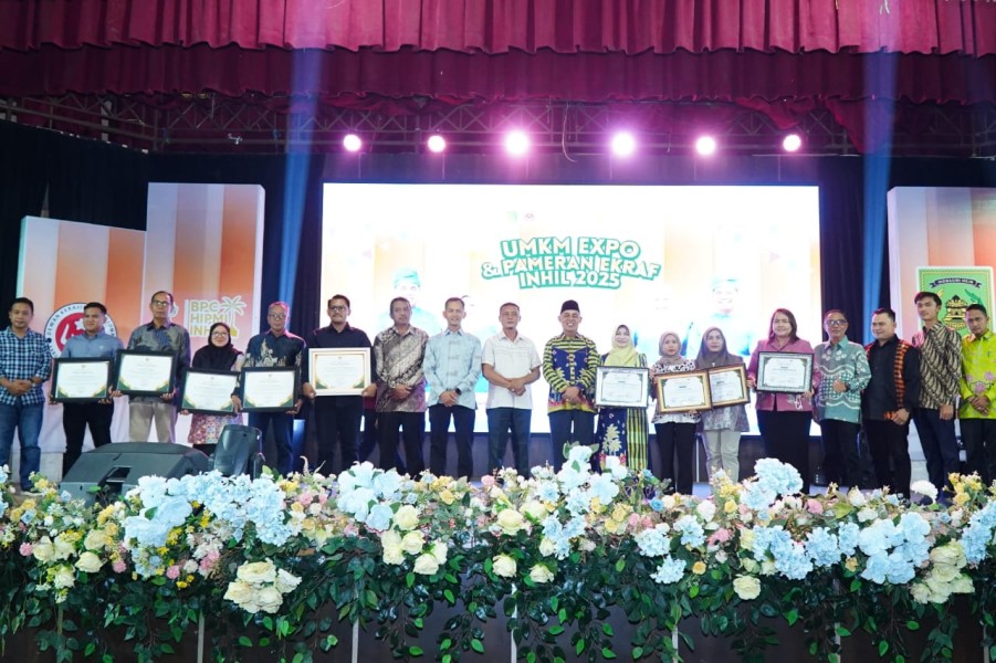 Dandim 0314/Inhil Hadiri Malam Puncak UMKM Expo 2025
