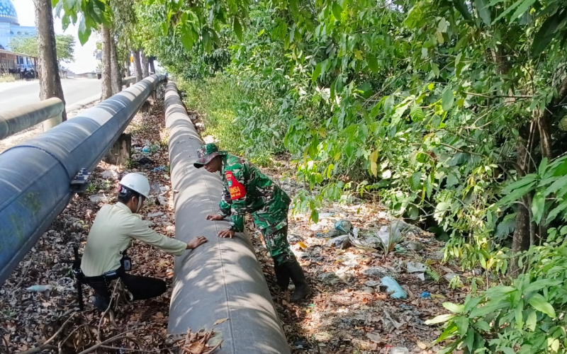 Patroli TNI dan SKK Migas Perkuat Pengamanan Jalur Pipa Minyak di Dumai