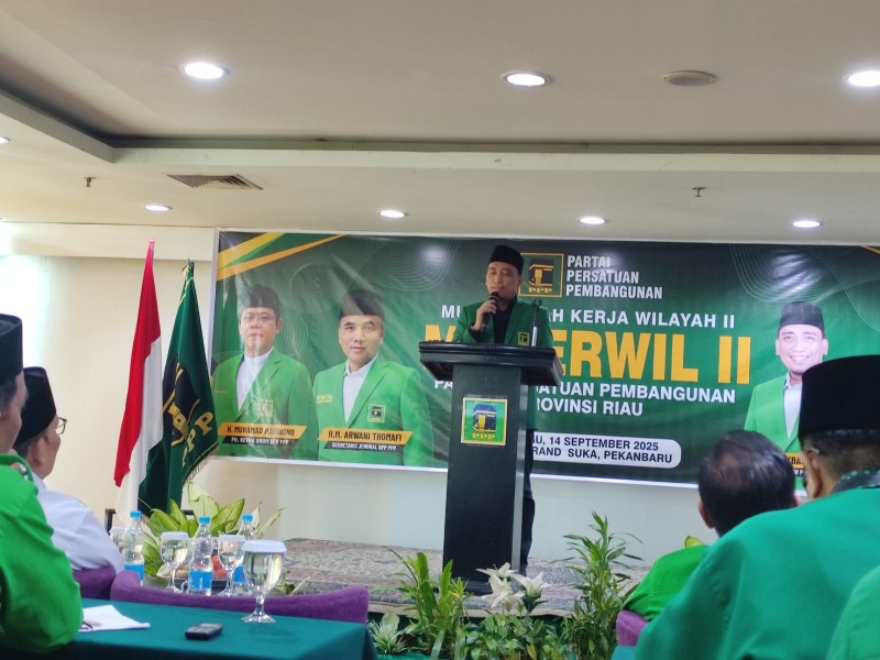PPP Riau Resmi Dukung Mardiono Jadi Ketua Umum