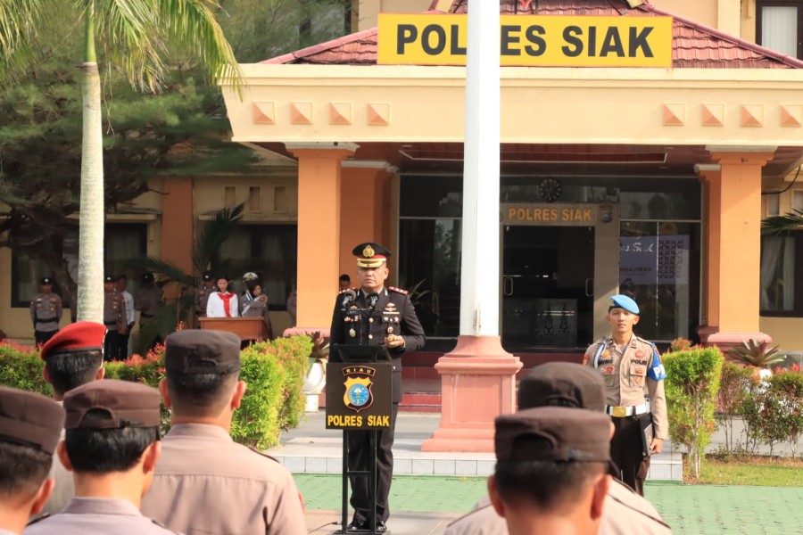 Perkokoh Pilar Bangsa, Kapolres Siak Gelorakan Semangat Pancasila