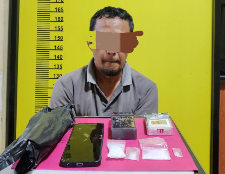 Rumah Kosong Jadi Markas Jual Beli Sabu, Polsek Pasir Penyu Ringkus Pelaku