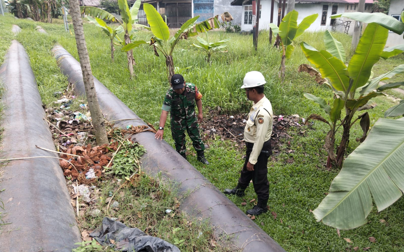 Delapan Jam Patroli Jalur Pipa, Koramil 02 Pastikan Aset Vital Negara Aman