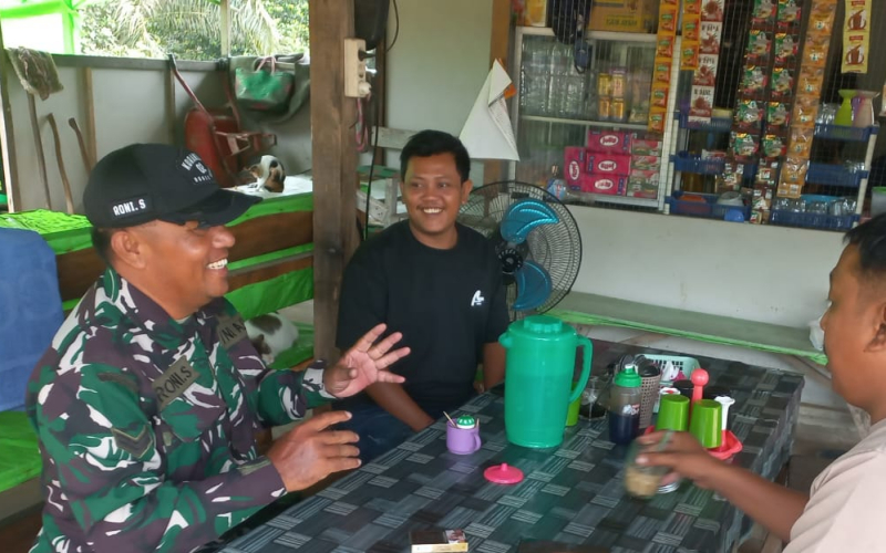 Penguatan Binter Koramil 02 Jalur Pipa Minyak Dipastikan Aman dan Steril