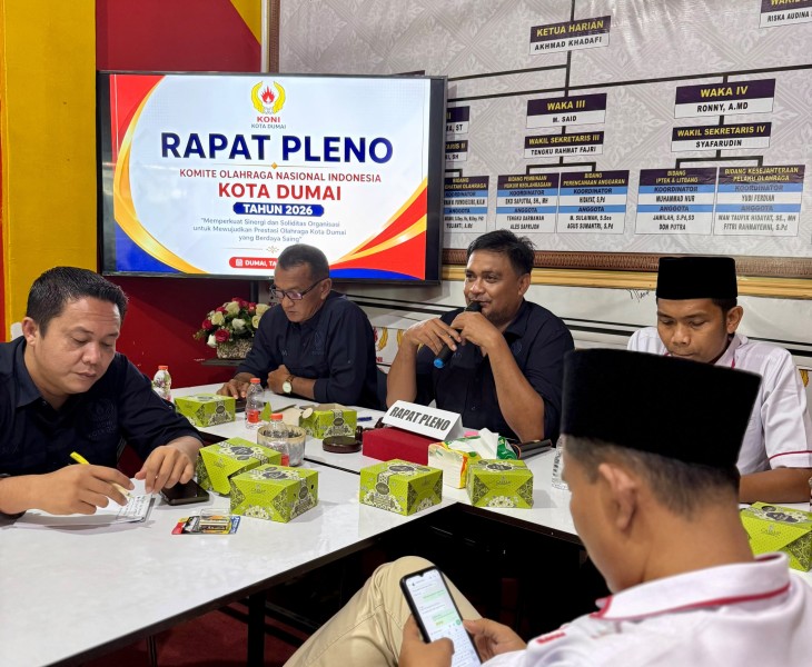 KONI Dumai Bergerak Cepat, Abdul Kadir Jailani Dipercaya Pimpin Organisasi di Masa Transisi