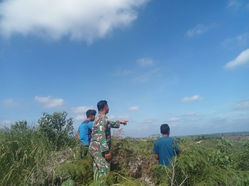 Serda Wiky Hendri Septa Gelar Patroli Karhutla di Olak, Pastikan Wilayah Aman