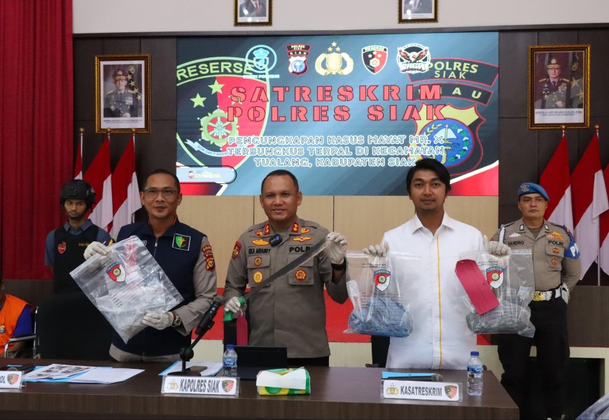 Terungkap! Pembunuhan di Perawang Dipicu Hotspot WiFi, Pelaku Ditangkap Dalam 1x24 Jam