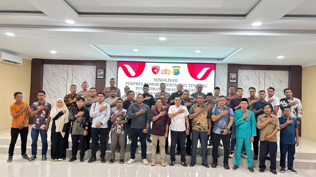 Tim Satgas PKH Sosialisasikan Penertiban Kawasan Hutan di Kabupaten Indragiri Hulu