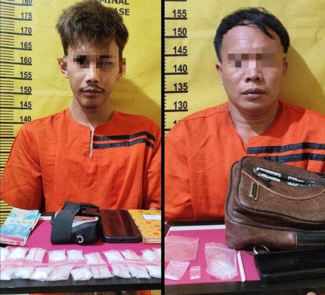 Nyanyian Pradesa Bongkar Jaringan, Personel Polsek Rengat Barat Ringkus Rose Pemilik Puluhan Gram Sabu