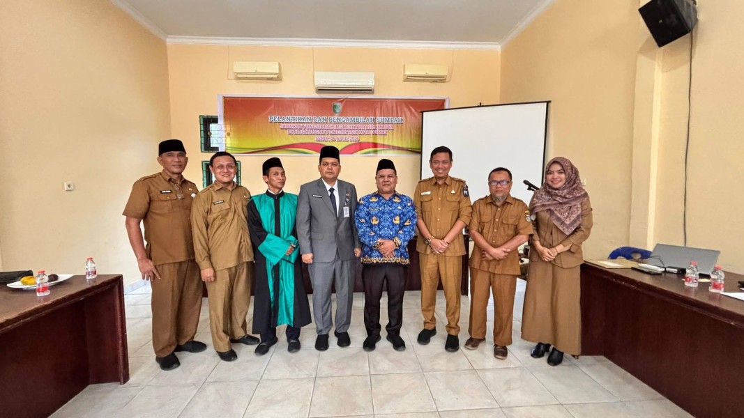 Perkuat SDM Lokal, Disnaker Dumai Lantik Afdal Syamsir sebagai Instruktur Ahli Madya