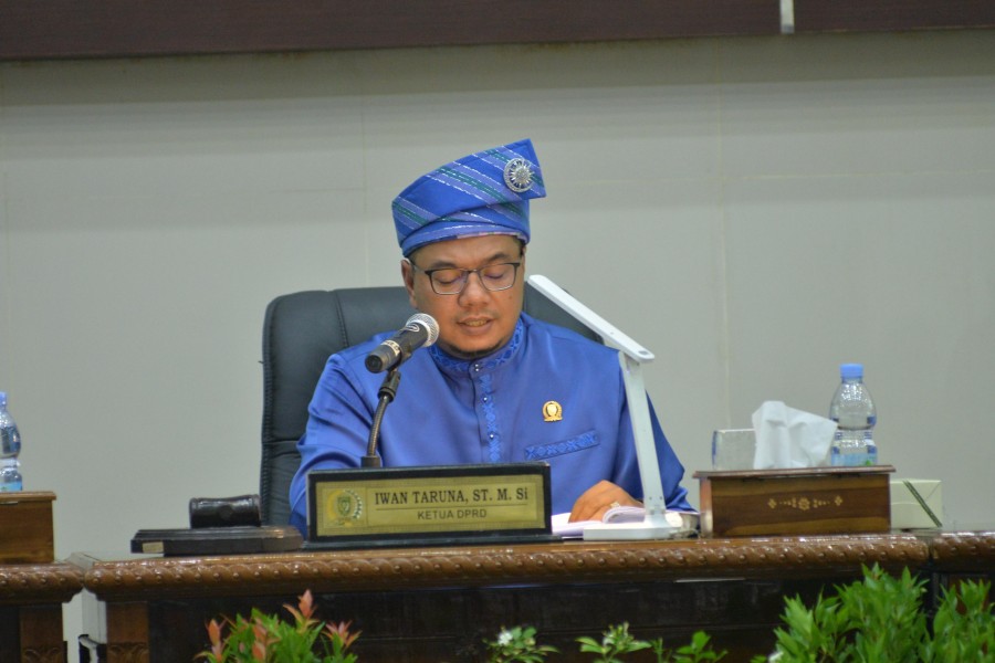 Paripurna Milad ke-60 Inhil Berjalan Khidmat, Ini Pesan Iwan Taruna