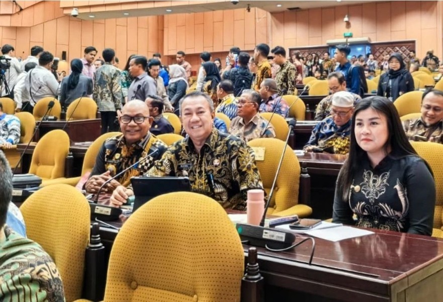 Wabup Meranti Dorong Percepatan RUU Daerah Kepulauan pada Rakornas di DPR RI