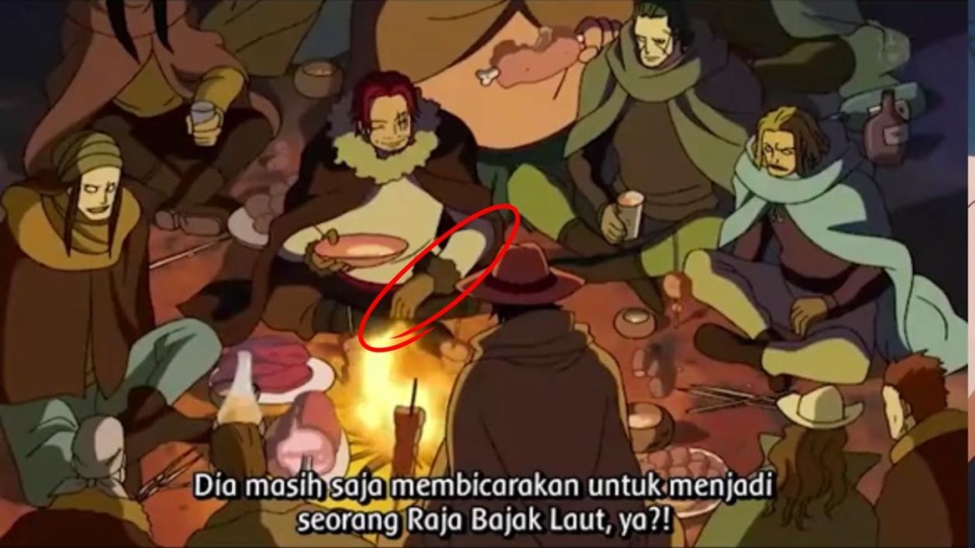 Kesalahan Fatal Anime One Piece: Shanks Masih Punya Dua Tangan Saat Bertemu Ace