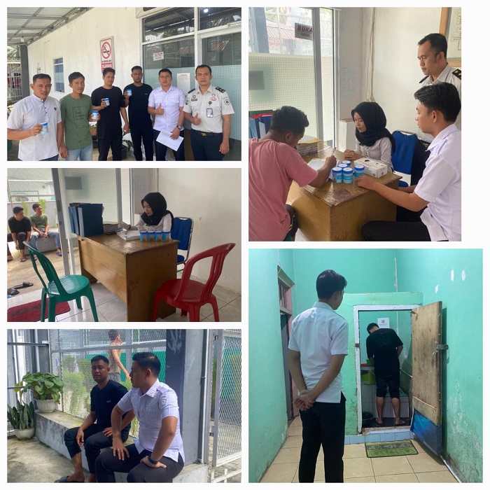 Sambut Ramadhan dengan Bersih, Rutan Manna Gelar Tes Urin Mendadak Pastikan Zero Narkoba