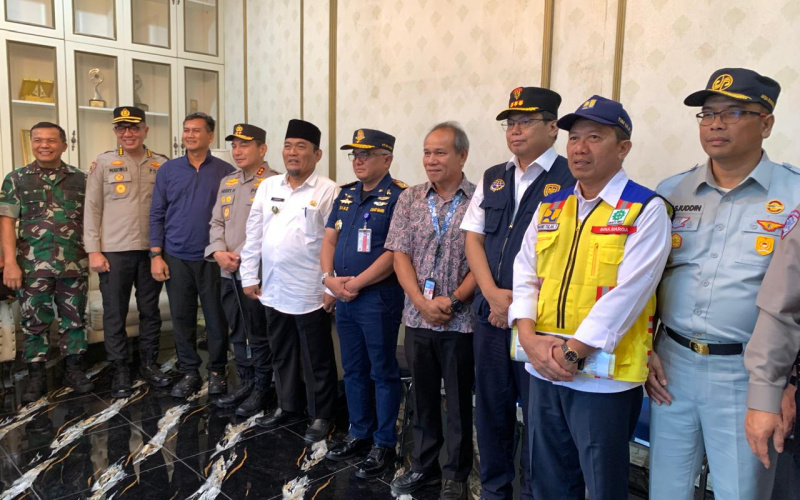 Kunjungan Kapolda Riau ke Pos Pengamanan Terminal Penumpang Pelindo Regional 1 Dumai