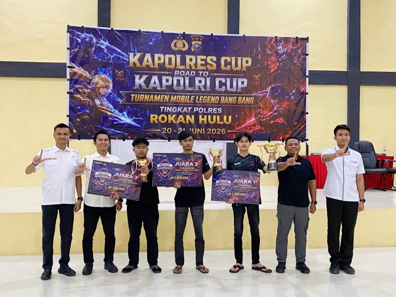 Fachruddin Siregar Apresiasi Kapolres Cup E-Sport 2026, Tiga Tim Rohul Siap Berlaga di Kapolda Cup