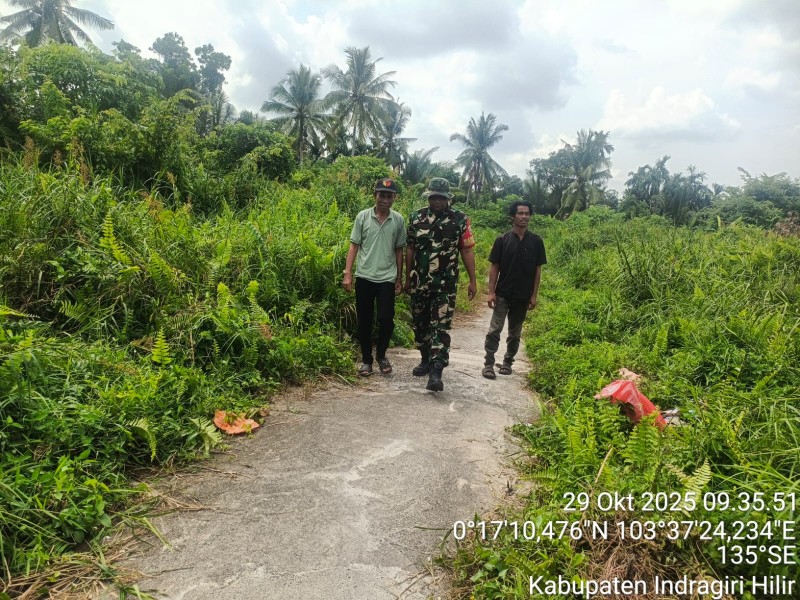 Koptu Al Alim Patroli Tapal Batas untuk Pastikan Situasi Tetap Aman