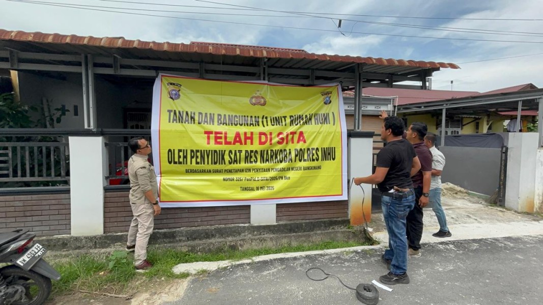 Aset Mak Gadi Kembali Disita Polres Inhu, Bernilai Ratusan Juta di Luar Daerah