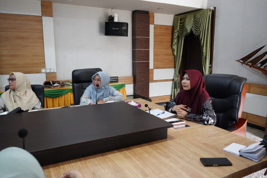 Ketua TP-PKK Inhil Katerina Susanti Gelar Rapat Perdana, Ini yang Dibahas