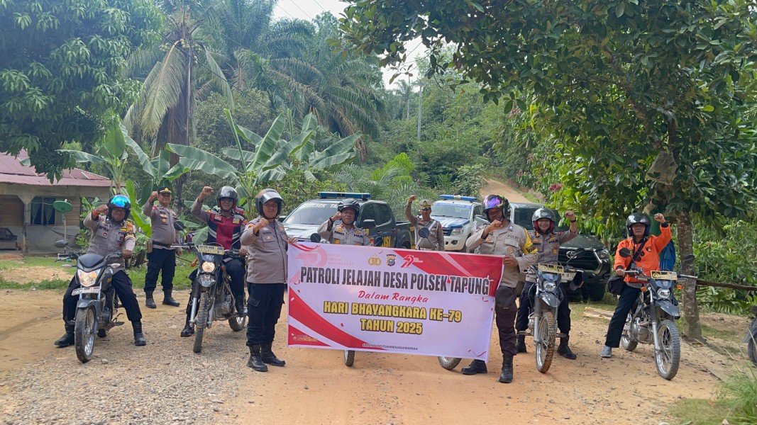 Patroli Jelajah Desa dan Bakti Sosial Polres Kampar:  Hadir di Tengah Masyarakat, Wujudkan Kamtibmas Kondusif