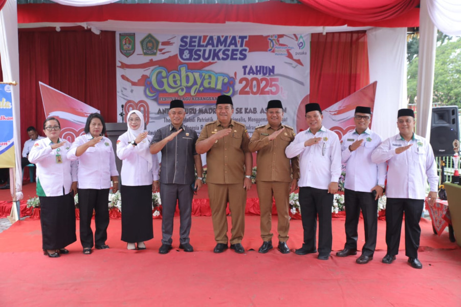Sambut HUT RI ke-80, Kemenag Kabupaten Asahan Gelar Gebyar Festival Lagu Kebangsaan Tahun 2025