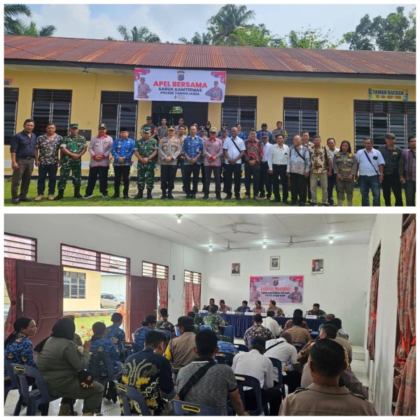 Kapolsek Tanah Jawa Pimpin Apel Sabuk Kamtibmas, Ajak Warga Lawan Narkoba dan Balap Liar