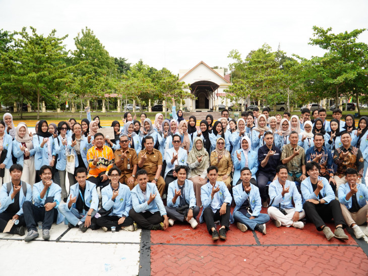 Wabup Kampar Terima Mahasiswa Kukerta Fakultas Hukum UNRI