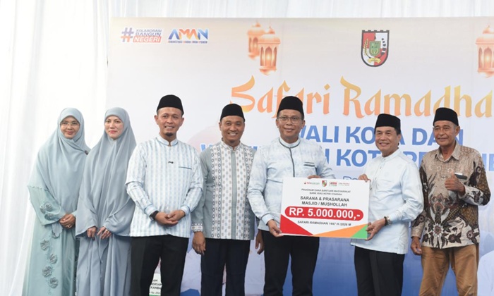 Sinergi Ramadan: BRK Syariah dan Pemko Pekanbaru Dorong Perbaikan Fasilitas Masjid