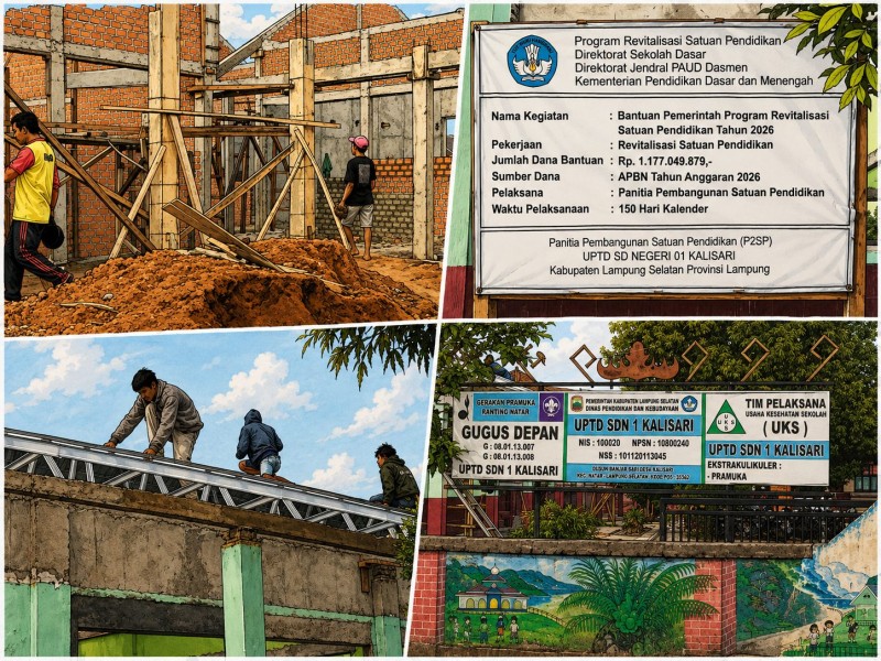 Revitalisasi SDN 1 Kalisari Disorot