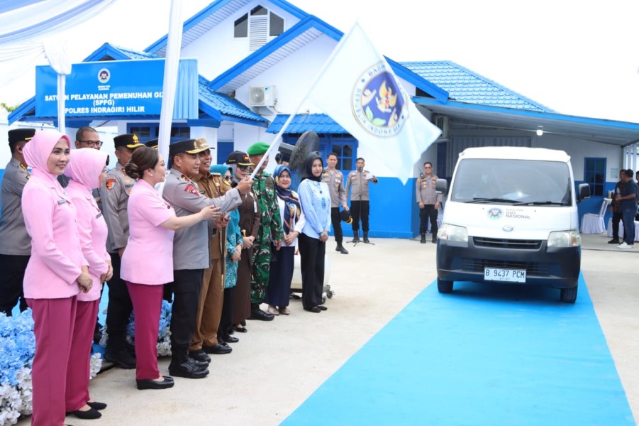 Kapolda Riau Resmikan Dapur Gizi Bhayangkari Inhil, Siap Sajikan Ribuan Menu Sehat untuk Anak Sekolah