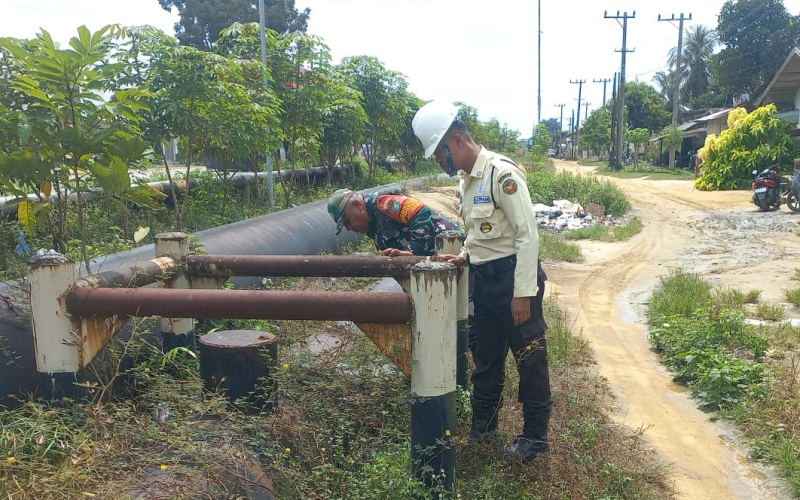 Sinergi TNI dan Perusahaan Jaga Keamanan Jalur Pipa Minyak Dumai