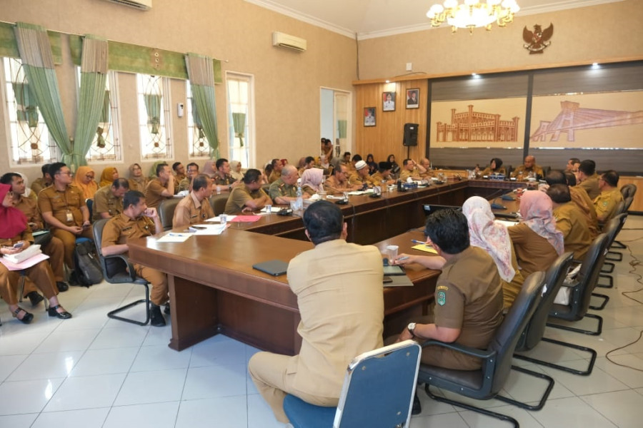 Tahun Depan Dana Transfer Pusat Dipastikan Makin Berkurang, Bupati Siak Minta Kepala OPD dan Camat Kejar Potensi PAD