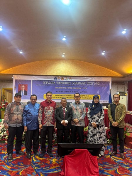 Dosen Teknik UIR Akmar Efendy Raih Doktor Berkat Riset Machine Learning di UPI Padang