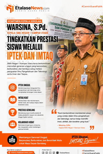 Warsina Tegaskan Komitmen Tingkatkan Prestasi Siswa Melalui Penguatan IPTEK dan IMTAQ di SMAN 1 Kampar Utara