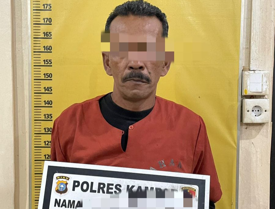 Lagi, Satreskrim Polres Kampar Tangkap Pelaku Pembakaran Lahan di Desa Merangin