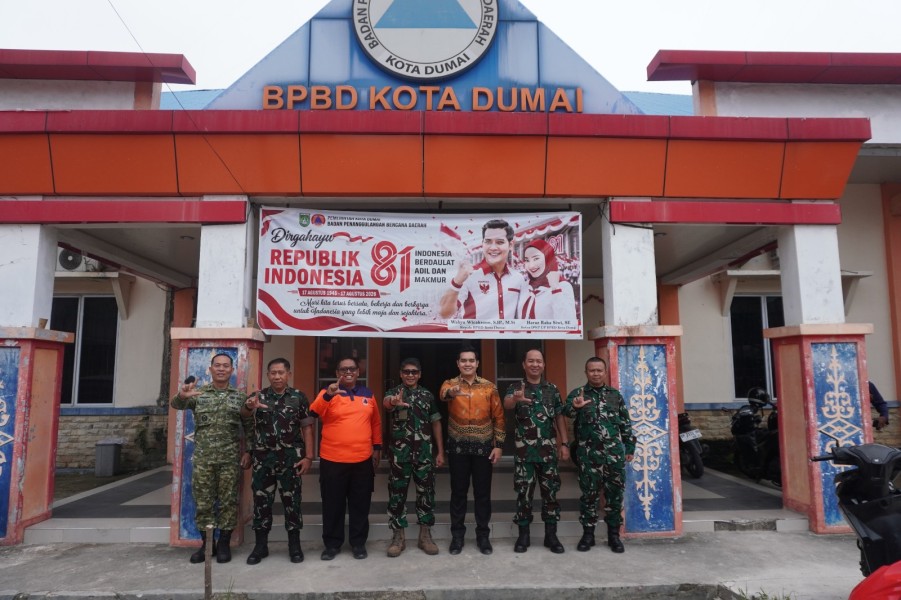 Penanganan Karhutla di Dumai Jadi Bahasan, Tim Mabes TNI Temui BPBD