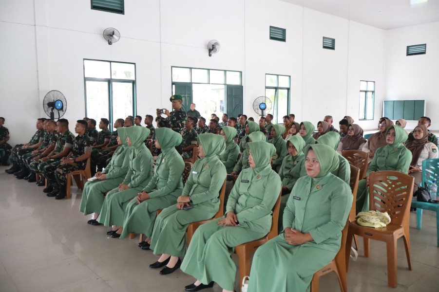 Kodim 0320/Dumai Gelar Bintal Rohani, Dandim Ajak Prajurit Perkuat Iman dan Disiplin