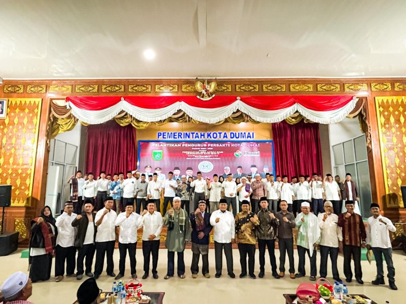 Wawako Dumai Hadiri Pelantikan Pengurus PERSAKTI dan Peringatan Isra’ Mi’raj 1447 H