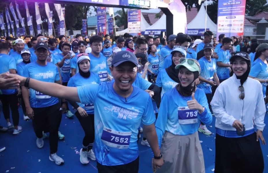 Lebih dari 4.000 Pelari Ramaikan Pekanbaru 10K, Pemko Siap Gelar Marathon Tahun Depan