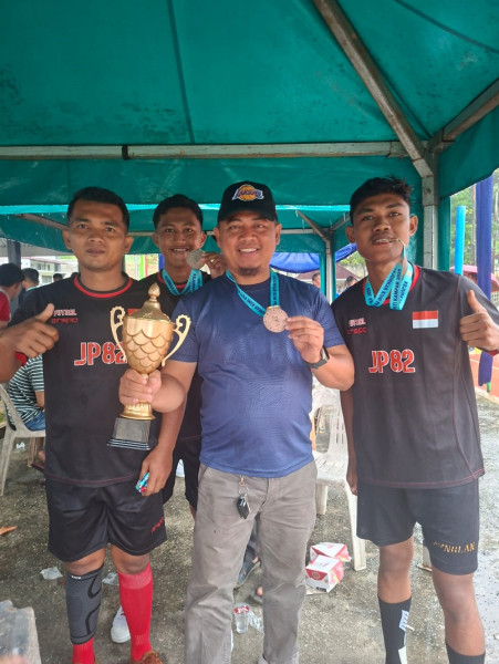 Kejutan, Tim Takraw Kecamatan Kampa Raih Juara III Meskipun KOK Baru Dijabat Sebulan
