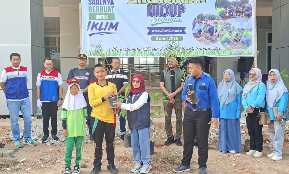 Peringati Hari Lingkungan Hidup Sedunia 2026, Pelindo Dumai Ambil Peran dalam Gerakan Penghijauan Kota
