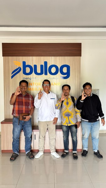 APPSI Inhil dan Badko HMI Riau–Kepri Silaturahmi dengan Pimpinan Perum Bulog Cabang Tembilahan