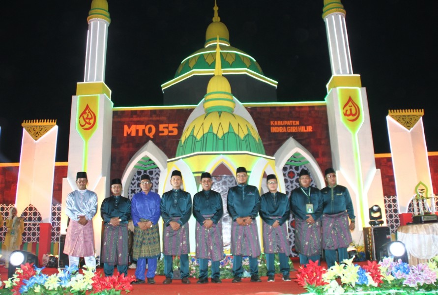 Dandim 0314/Inhil Hadiri Pembukaan MTQ ke-55 Tingkat Kabupaten Inhil