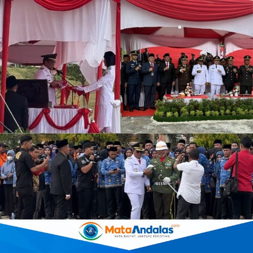 Upacara Detik-Detik Proklamasi di Pelalawan Berlangsung Khidmat dan Meriah
