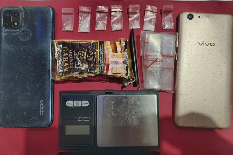 Dua Pengedar Sabu Diciduk di Lalang Kabung Pelalawan