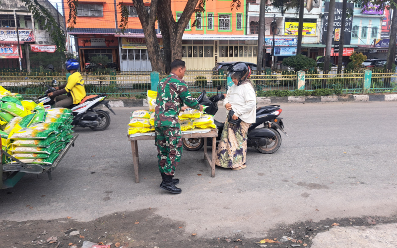 Dandim 0320 Dumai: Gerakan Pangan Murah Wujud Kepedulian TNI terhadap Masyarakat